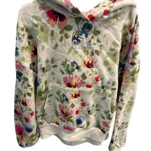 Floral Print girls gap hoodie with tags S-10